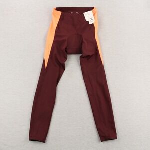 Xersion Full Length High-Rise Biking Padded Leggings Womens Medium Port Wine NEW